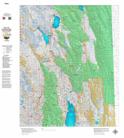 Idaho HuntData LLC Idaho Controlled Elk Unit 66A(1) Land Ownership Map (66A-1) digital map