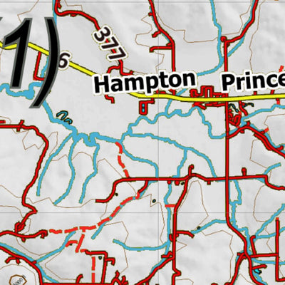 Idaho HuntData LLC Idaho Controlled Elk Unit 8(1) Land Ownership Map (8-1) digital map