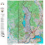 Idaho HuntData LLC Idaho Controlled Moose Unit 1(1) Land Ownership Map (1-1) digital map