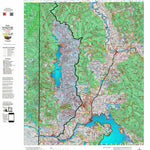 Idaho HuntData LLC Idaho Controlled Moose Unit 1(2) Land Ownership Map (1-2) digital map