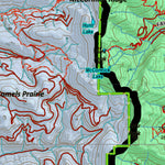 Idaho HuntData LLC Idaho Controlled Moose Unit 1(2) Land Ownership Map (1-2) digital map