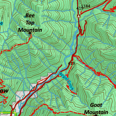 Idaho HuntData LLC Idaho Controlled Moose Unit 1(3) Land Ownership Map (1-3) digital map