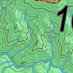 Idaho HuntData LLC Idaho Controlled Moose Unit 10(1) Land Ownership Map (10-1) digital map