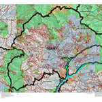 Idaho HuntData LLC Idaho Controlled Moose Unit 10A(4) Land Ownership Map (10A-4) digital map