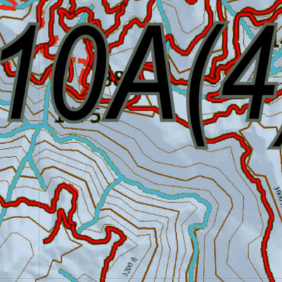 Idaho HuntData LLC Idaho Controlled Moose Unit 10A(4) Land Ownership Map (10A-4) digital map