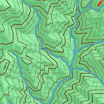 Idaho HuntData LLC Idaho Controlled Moose Unit 12(1) Land Ownership Map (12-1) digital map