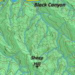 Idaho HuntData LLC Idaho Controlled Moose Unit 16 Land Ownership Map digital map