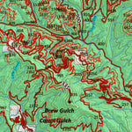 Idaho HuntData LLC Idaho Controlled Moose Unit 4 Land Ownership Map digital map