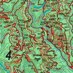 Idaho HuntData LLC Idaho Controlled Moose Unit 4 Land Ownership Map digital map