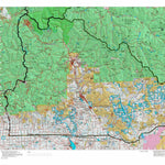 Idaho HuntData LLC Idaho Controlled Moose Unit 44 Land Ownership Map digital map