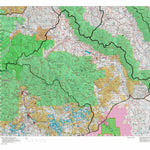 Idaho HuntData LLC Idaho Controlled Moose Unit 50 Land Ownership Map digital map