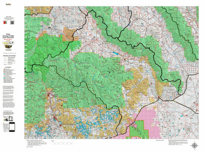 Idaho HuntData LLC Idaho Controlled Moose Unit 50 Land Ownership Map digital map