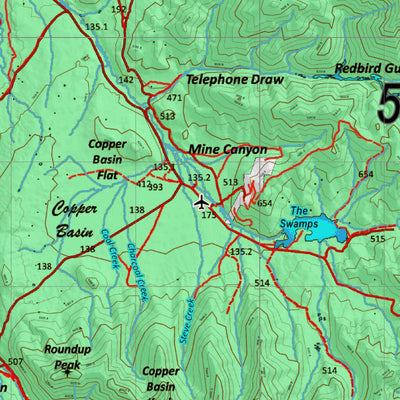 Idaho HuntData LLC Idaho Controlled Moose Unit 50 Land Ownership Map digital map