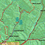 Idaho HuntData LLC Idaho Controlled Moose Unit 50 Land Ownership Map digital map
