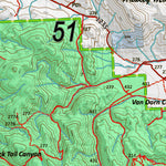 Idaho HuntData LLC Idaho Controlled Moose Unit 51 Land Ownership Map digital map