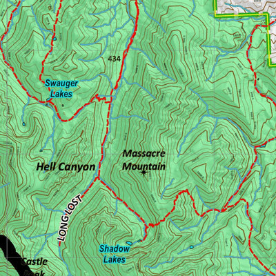 Idaho HuntData LLC Idaho Controlled Moose Unit 51 Land Ownership Map digital map