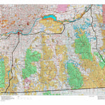 Idaho HuntData LLC Idaho Controlled Moose Unit 55 Land Ownership Map digital map