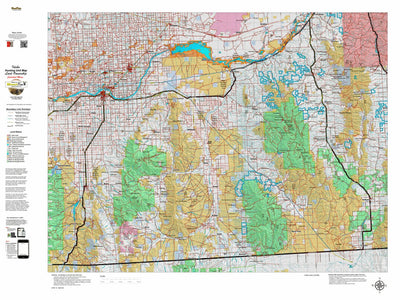 Idaho HuntData LLC Idaho Controlled Moose Unit 55 Land Ownership Map digital map