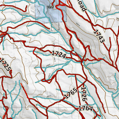 Idaho HuntData LLC Idaho Controlled Moose Unit 59 Land Ownership Map digital map