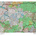 Idaho HuntData LLC Idaho Controlled Moose Unit 6 Land Ownership Map digital map