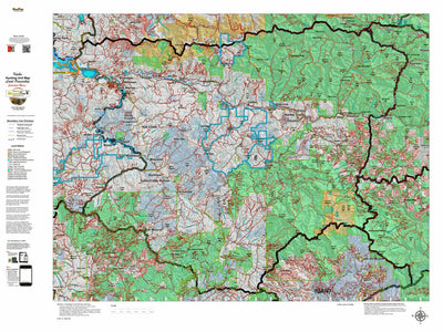 Idaho HuntData LLC Idaho Controlled Moose Unit 6 Land Ownership Map digital map