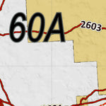 Idaho HuntData LLC Idaho Controlled Moose Unit 60A Land Ownership Map digital map