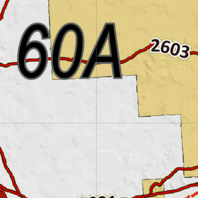 Idaho HuntData LLC Idaho Controlled Moose Unit 60A Land Ownership Map digital map
