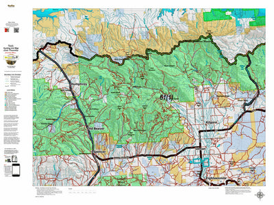 Idaho HuntData LLC Idaho Controlled Moose Unit 61(1) Land Ownership Map (61-1) digital map