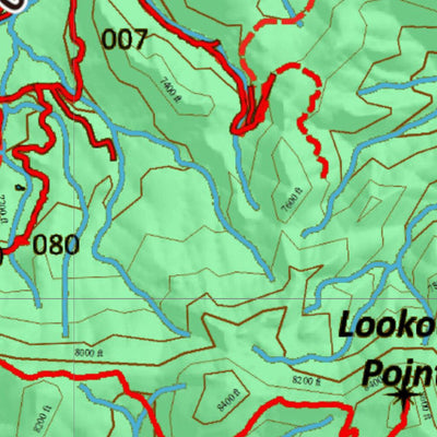 Idaho HuntData LLC Idaho Controlled Moose Unit 61(1) Land Ownership Map (61-1) digital map