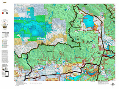 Idaho HuntData LLC Idaho Controlled Moose Unit 61(2) Land Ownership Map (61-2) digital map