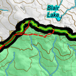 Idaho HuntData LLC Idaho Controlled Moose Unit 61(2) Land Ownership Map (61-2) digital map