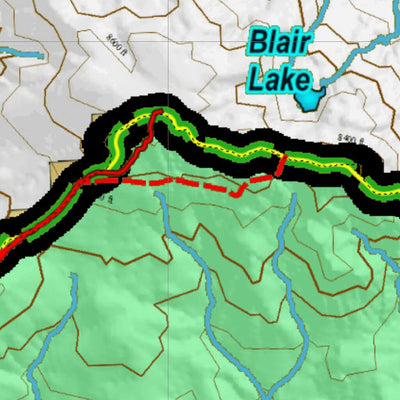 Idaho HuntData LLC Idaho Controlled Moose Unit 61(2) Land Ownership Map (61-2) digital map