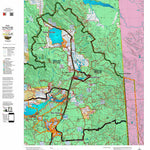 Idaho HuntData LLC Idaho Controlled Moose Unit 61(3) Land Ownership Map (61-3) digital map