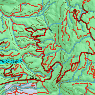 Idaho HuntData LLC Idaho Controlled Moose Unit 61(3) Land Ownership Map (61-3) digital map