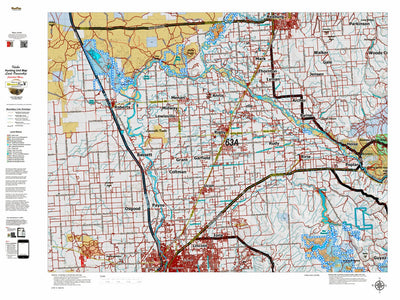 Idaho HuntData LLC Idaho Controlled Moose Unit 63A Land Ownership Map digital map