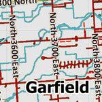 Idaho HuntData LLC Idaho Controlled Moose Unit 63A Land Ownership Map digital map