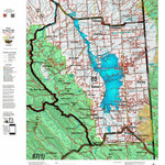 Idaho HuntData LLC Idaho Controlled Moose Unit 65 Land Ownership Map digital map