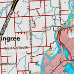 Idaho HuntData LLC Idaho Controlled Moose Unit 68A Land Ownership Map digital map