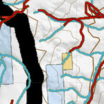 Idaho HuntData LLC Idaho Controlled Moose Unit 69(3) Land Ownership Map (69-3) digital map
