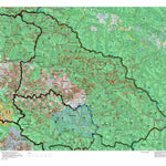 Idaho HuntData LLC Idaho Controlled Moose Unit 7 Land Ownership Map digital map