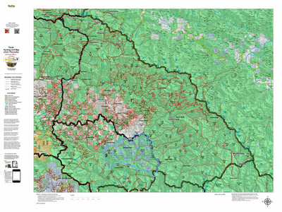Idaho HuntData LLC Idaho Controlled Moose Unit 7 Land Ownership Map digital map