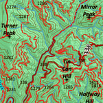 Idaho HuntData LLC Idaho Controlled Moose Unit 7 Land Ownership Map digital map