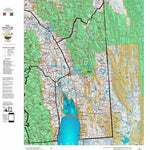 Idaho HuntData LLC Idaho Controlled Moose Unit 76(2) Land Ownership Map (76-2) digital map