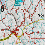 Idaho HuntData LLC Idaho Controlled Moose Unit 8 Land Ownership Map digital map