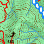 Idaho HuntData LLC Idaho Controlled Moose Unit 9 Land Ownership Map digital map
