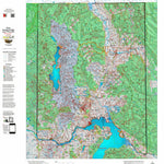 Idaho HuntData LLC Idaho Controlled Mountain Goat Unit 1 Land Ownership Map digital map