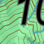 Idaho HuntData LLC Idaho Controlled Mountain Goat Unit 10(2) Land Ownership Map (10-2) digital map