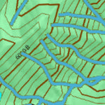 Idaho HuntData LLC Idaho Controlled Mountain Goat Unit 10(2) Land Ownership Map (10-2) digital map