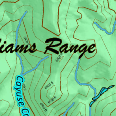 Idaho HuntData LLC Idaho Controlled Mountain Goat Unit 10(3) Land Ownership Map (10-3) digital map