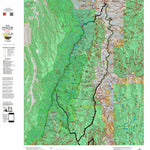 Idaho HuntData LLC Idaho Controlled Mountain Goat Unit 18 Land Ownership Map digital map
